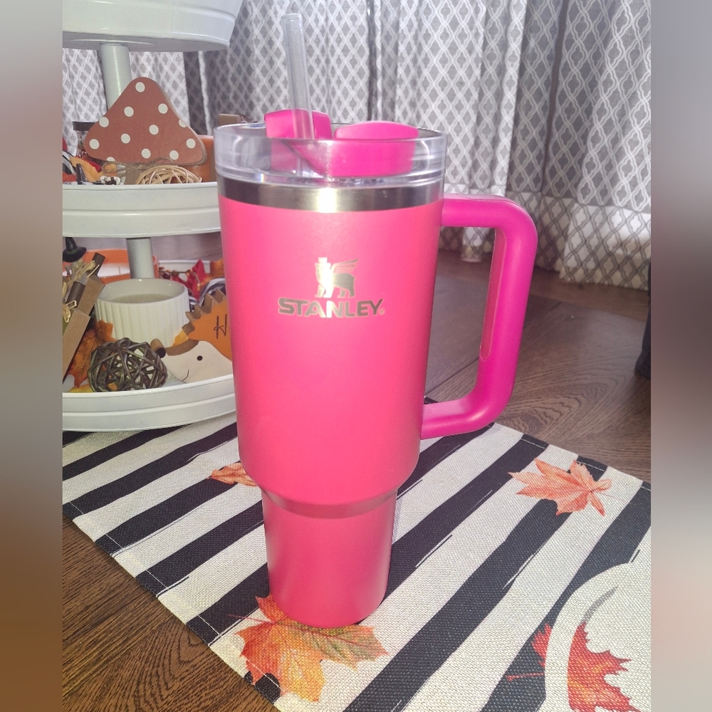 40oz Hot Pink Stanley Tumbler